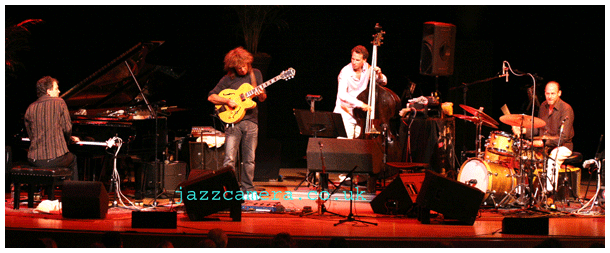 Larry Grenadier, bass, with Brad Mehldau, piano, Pat Metheny, guitar, Jeff Ballard, drums