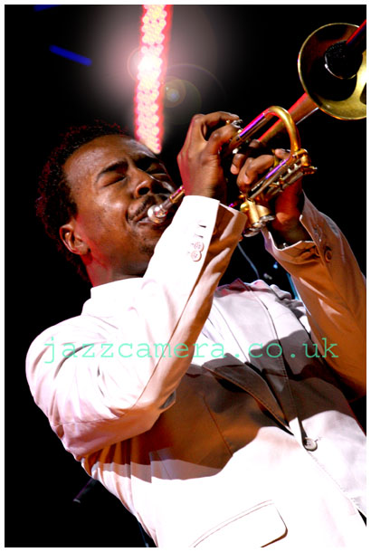 Roy Hargrove, trumpeter, Brecon Jazz Festival
