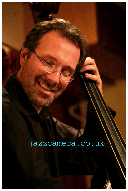 Mark Goodchild, bassist, leader of the Swing House All Stars